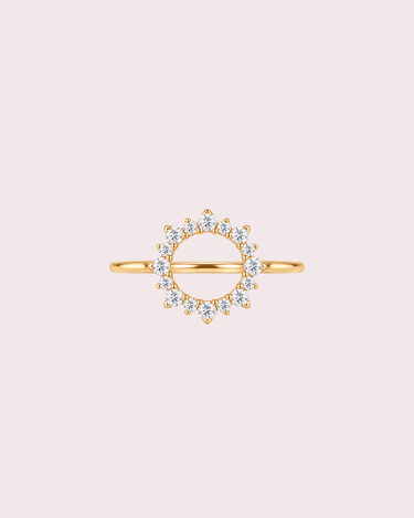 Round Cluster Lab-Diamond Ring - ZM Fine Jewelry