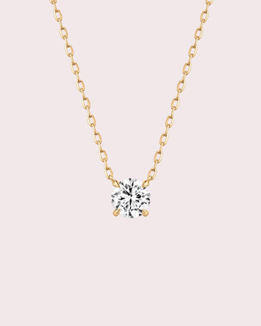 Round Lab-Diamond Necklace - ZM Fine Jewelry