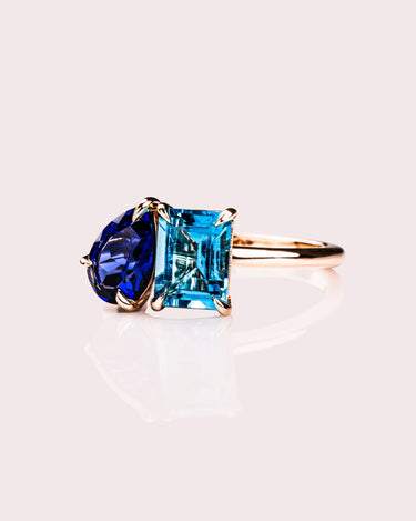 Sienna - Pear & Emerald - Birthstones - Zen Moissanite