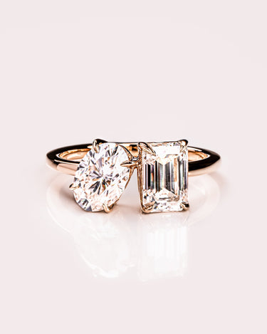 Tiana - Oval & Emerald - Zen Moissanite