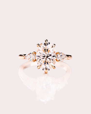 Vicky - Oval & Pear - Zen Moissanite