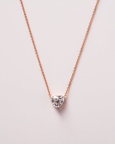 Paris - Heart Pendant - Zen Moissanite
