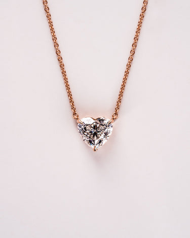 Paris - Heart Pendant - Zen Moissanite