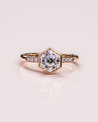 Phoebe - Hexagon - Zen Moissanite
