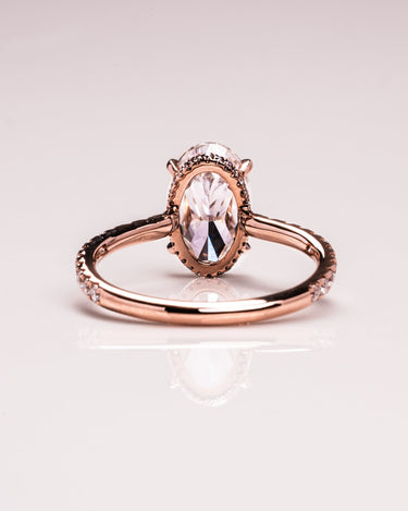 Ready to Ship - Jasmine - Crushed Ice Oval - Zen Moissanite