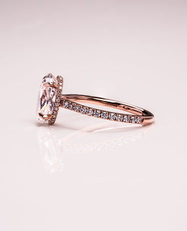 Ready to Ship - Jasmine - Crushed Ice Oval - Zen Moissanite