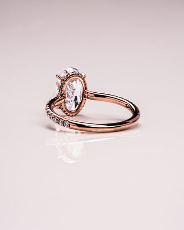 Ready to Ship - Jasmine - Crushed Ice Oval - Zen Moissanite