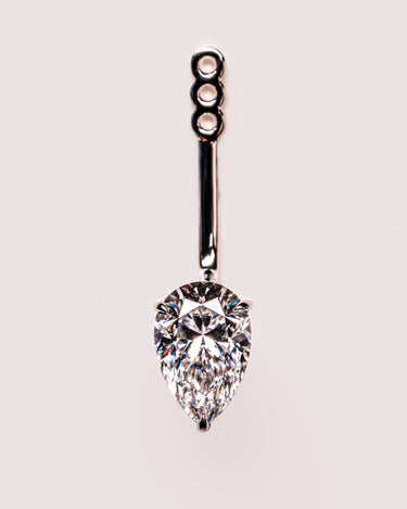 Serena - Pear - Zen Moissanite