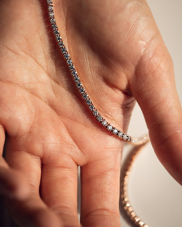 Tennis Necklace Choker - Zen Moissanite