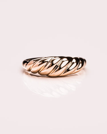 Twist Dome Ring - Zen Moissanite