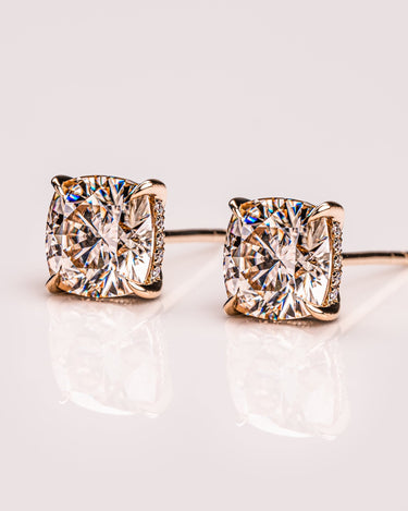 Zhavia - Cushion (Champagne) - Zen Moissanite