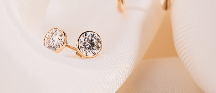 Moissanite Earrings - Zen Moissanite
