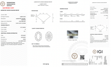 3.70ct Oval Brilliant Lab - Diamond - Zen Moissanite