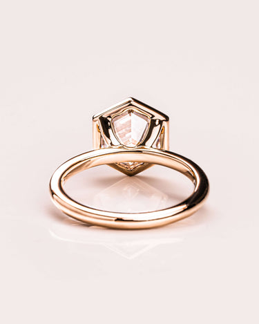 Beth - Hexagon - Zen Moissanite