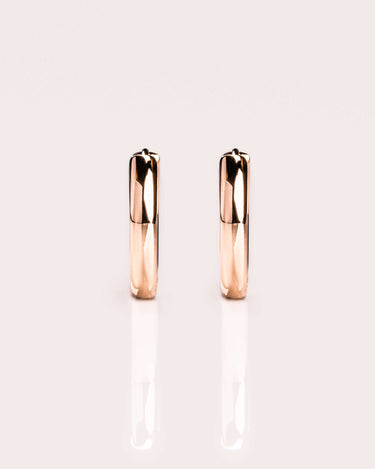 Bold Gold Hoops - Zen Moissanite