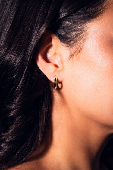 Bold Gold Hoops - Zen Moissanite