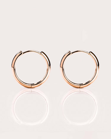 Bold Gold Hoops - Zen Moissanite