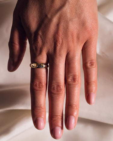 Dome Ring - Zen Moissanite