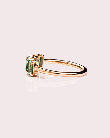 Faux Nicole - Lab - Emeralds - Zen Moissanite