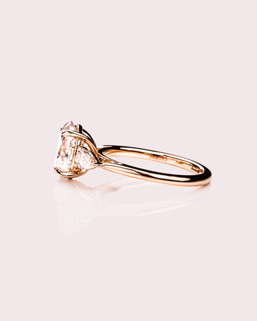 Hannah - Oval & Pear - Zen Moissanite