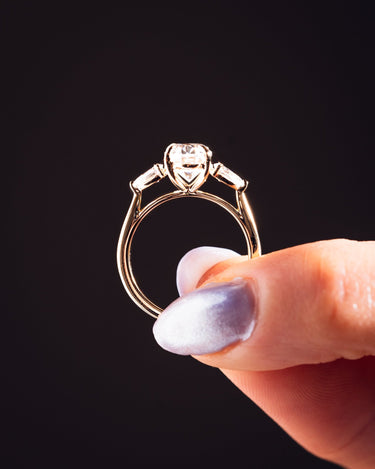 Hannah - Oval & Pear - Zen Moissanite