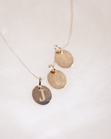 Initial Pendant - Zen Moissanite