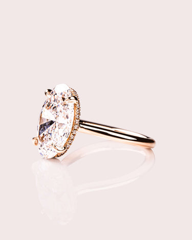 Jasmine - Oval Lab - Diamond - Zen Moissanite