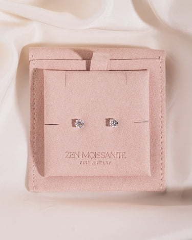 Lab - Diamond Studs - Round - Zen Moissanite