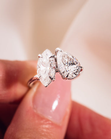 Lauren - Marquise & Pear - Zen Moissanite