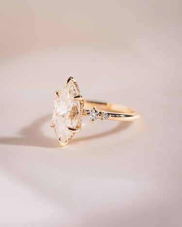 Magnolia - Marquise (with Hidden Halo) - Zen Moissanite