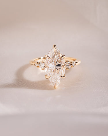 Magnolia - Marquise (with Hidden Halo) - Zen Moissanite