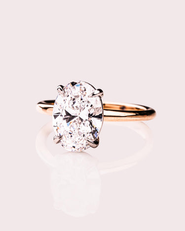 Randi - Oval Lab - Diamond - Zen Moissanite