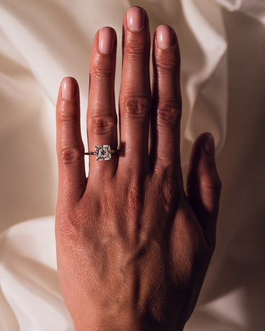 Randi - Squared Radiant - Zen Moissanite