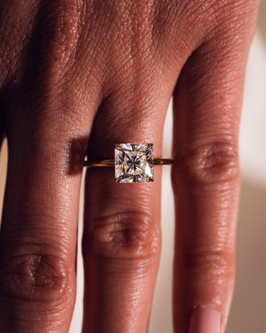 Randi - Squared Radiant - Zen Moissanite