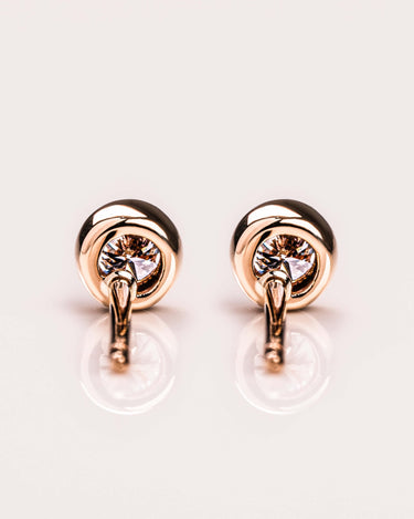 Ready to Ship - 3mm Bezel Diamond Studs - Zen Moissanite