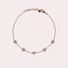 Ready to Ship - Amora - Heart Bezel Bracelet - Zen Moissanite