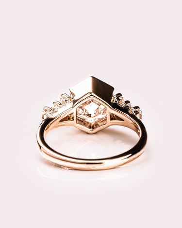Ready to Ship - Annalise - Hexagon - Zen Moissanite