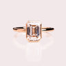 Ready to Ship - Beth - 2.5cte Emerald Lab - Diamond - Zen Moissanite