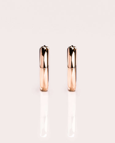 Ready to Ship - Bold Gold Hoops (15mm) - Zen Moissanite
