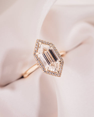 Ready to Ship - Evelyn - Elongated Hexagon - Zen Moissanite