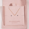 Ready to Ship - Floating Pear Diamond Necklace - Zen Moissanite