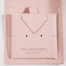 Ready to Ship - Floating Round Diamond Necklace - Zen Moissanite