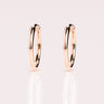 Ready to Ship - Gold Hoops (15mm) - Zen Moissanite