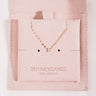 Ready to Ship - Half Twist Chain Pear Diamond Necklace - Zen Moissanite