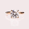 Ready to Ship - Harley - 2.35cte Round Lab - Diamond - Zen Moissanite