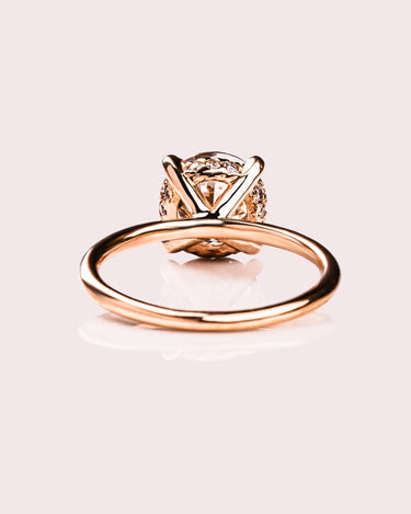 Ready to Ship - Harley - 2.35cte Round Lab - Diamond - Zen Moissanite