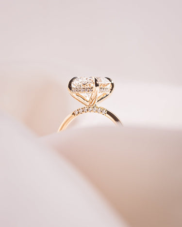 Ready to Ship - Harper - 3.07ct Oval Brilliant Lab - Diamond - Zen Moissanite