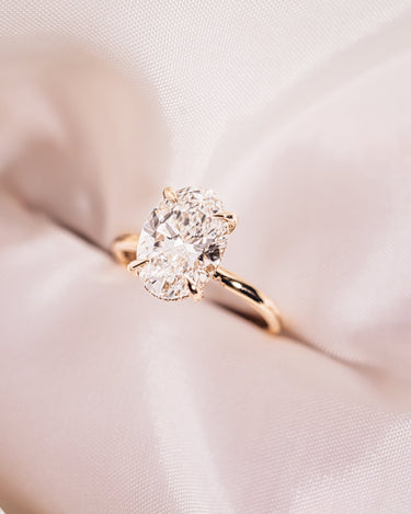Ready to Ship - Harper - 3.07ct Oval Brilliant Lab - Diamond - Zen Moissanite