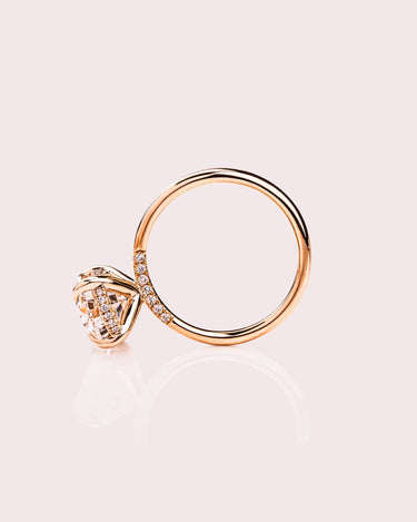 Ready to Ship - Harper - 3.07ct Oval Brilliant Lab - Diamond - Zen Moissanite