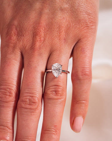 Ready to Ship - Jasmine - Pear - Zen Moissanite